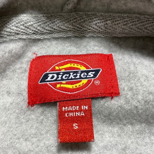 Dickies Juniors Girls Cropped Graphic Hoodie Size Small Light Gray - Picture 6 of 11