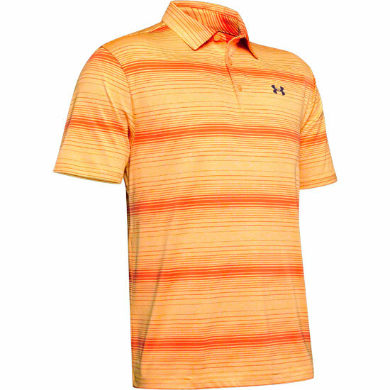 under armour orange polo