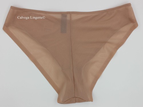 Bikini NATORI 773340 "Scope" in nylon taglio francese nuovo con etichette, beige (buff), taglia: L - Foto 3 di 5