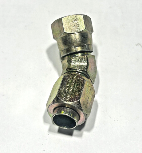 (5) C35356x8 WEATHERHEAD Steel 1/2" Swivel Nut 45 Degree Elbow Assembly - Picture 6 of 7