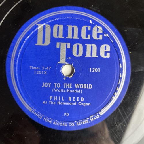 10" 78 RPM-Phil Reed-Adeste Fideles/Joy to the World/Dance Tone 1201