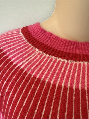 Hyacinth House Small Pink Red White Sweater Ski Cozy - Picture 2 of 10