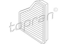 TOPRAN INNENRAUMFILTER FILTEREINSATZ POLLENFILTER für MERCEDES-BENZ S-KLASSE