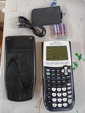 Texas Instruments TI-84 Plus Graphing Calculator W/new batteries+cover