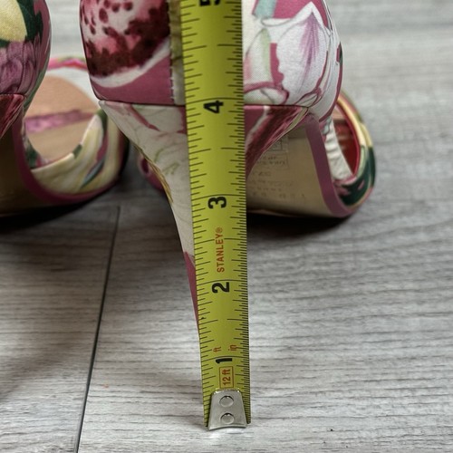 Ted Baker London Caleno Floral Retro Ankle Strap Stiletto Heel Womens 6.5 - Picture 14 of 15