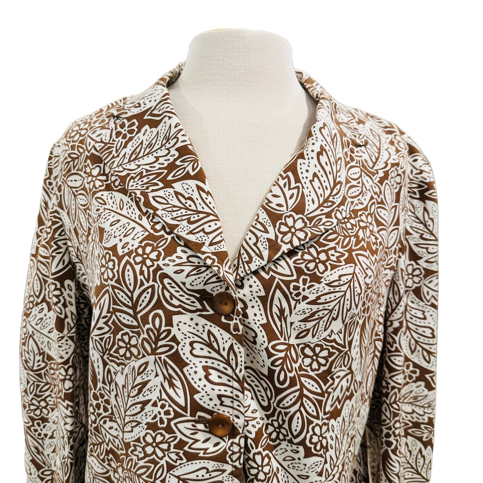 Pendleton Lightweight Jacket Silk Cotton Button F… - image 2