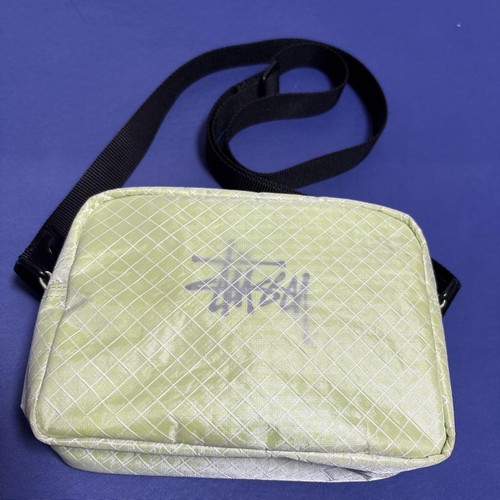 Bolso de hombro acolchado verde lima Stussy - Auténtico bolso bandolera Streetwear - Imagen 9 de 15