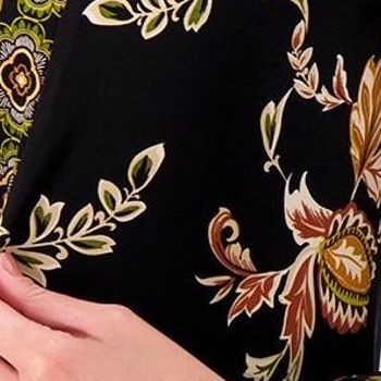 Susan Graver Women's Top Sweater Sz M Regular Printed Multi-colored A544670 - Picture 2 of 6