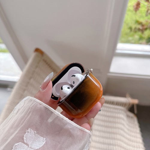 Glow in the Dark Quicksand Case For AirPods 1/2, 3, 4, Pro 1 2 Protective Cover - Picture 13 of 18