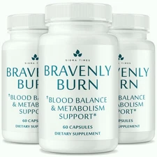 (3 Pack) Bravenly Burn Capsules - Extreme Formula For Metabolism and Weight Loss