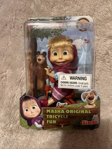 Mascha Original Dreirad Spaß Puppe Mascha und der Bär Simba Toys Neu Versiegelt Figur
