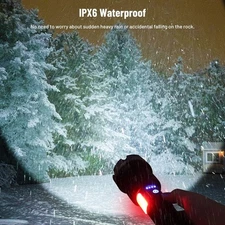  Rechargeable Flashlights High Lumens 2024 Brightest Flashlight Spotlight