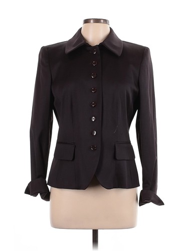 Ellen Tracy Women Black Blazer 10