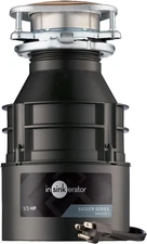 Insinkerator Garbage Disposal with Power Cord, Badger 1, Standard Series, 1/3 HP