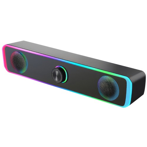 Bluetooth 5.0 / Wired USB Powered Computer Stereo Laptop Speakers for Desktop PC - Picture 2 of 13