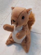 *Excellent Condition* Ty Beanie Baby Original NUTS The Squirrel, No Tag Retired