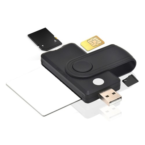 Multifunction USB2.0 Card Reader for Tax Filing and Data Backups for Various - Photo 5 sur 8
