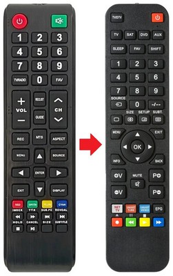 Fernbedienung passend für SILVER IPLE-40/410920 | IPLE-40/410920 (V2) | LE411336