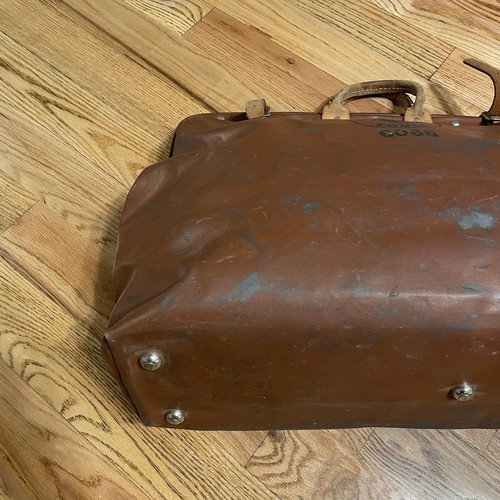 Klein Tools Leder Werkzeugtasche 6068 Vintage Original Lineman Lederriemen gebraucht - Bild 4 von 24
