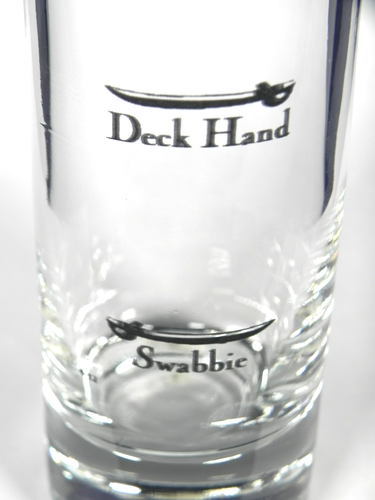 Pirates Of The Caribbean Tall Shot Glass 7.5” Disney - Picture 6 of 9
