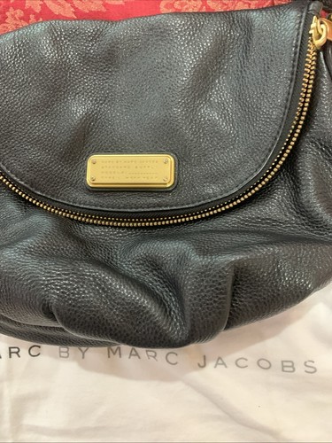 BOLSO DE HOMBRO MARC BY MARC JACOBS CLÁSICO Q NATASHA CUERO GRANULADO NEGRO BOLSO ANTIPOLVO - Imagen 7 de 24