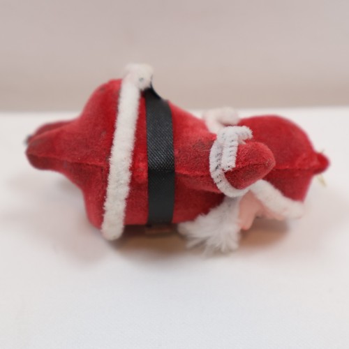 VTG Christmas Flocked Felt Snow Baby Elf & Dancing Santa Ornaments Japan - Picture 9 of 14