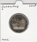 Luxemburg 2 euro 2018 UNC : Grondwet