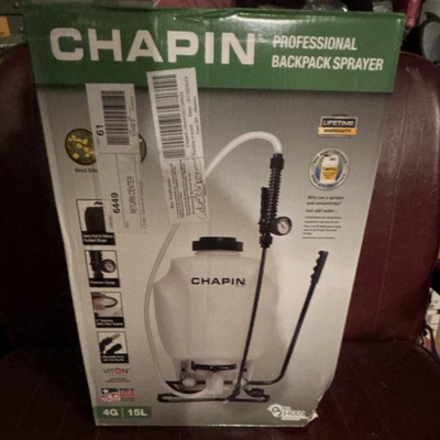 #ad #ad Chapin 4 Gallon Backpack Sprayer Pressure Gauge Viton Seals Adjustable Nozzle $45.99
