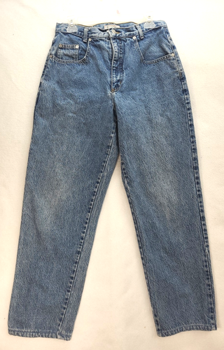 Vintage 90s Guess Jeans Georges Marciano Green Triangle Made in USA Size 33 (32)