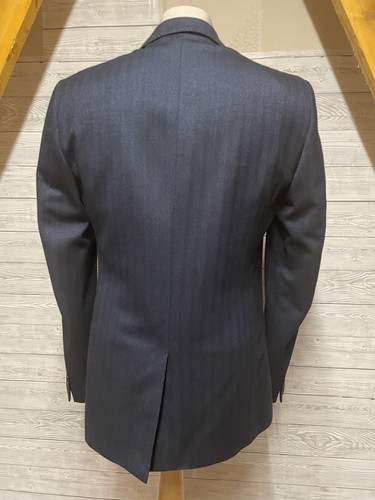 Ted Baker Designer Men’s Blue Polyester Blazer Jacket Size 4 Medium RRP £99 - Picture 6 of 9