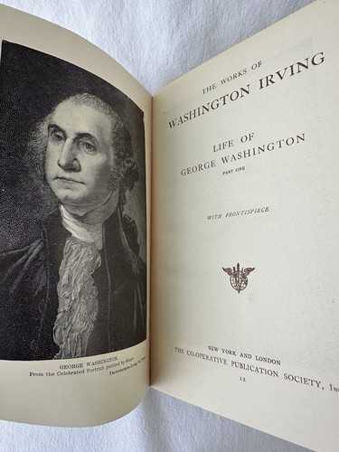 Vintage Life of George Washington by Washington Irving, Set Of 4 Books Preowned - Picture 4 of 8