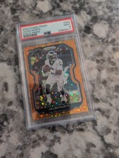 2020 Jalen Hurts RC Prizm Orange Disco Rookie Rc #343 PSA 9 