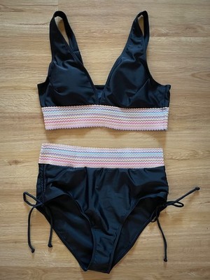 NEU - Elara Bauch weg Bikini 2-teilig schwarz Größe L