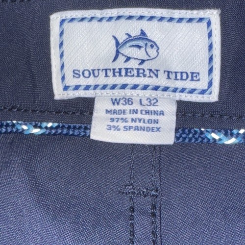 Southern Tide Golf Pants Men’s 36x32 Blue Intercoastal Performance Stretch Chino