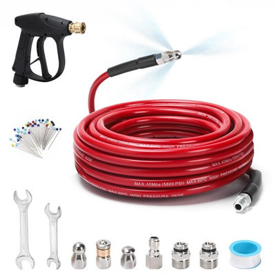 #ad Sewer Jetter Kit for Pressure Washer 50 FT 50FT With Gun Gun $60.69