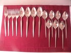 15 Pieces Oneida West Bend SHADOW WEAVE Stainless Flatware SPOONS & FORKS