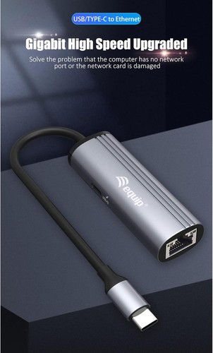 Equip 133486 USB-C to RJ45 Gigabit Network + PD Adapter - Photo 9/10