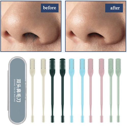 Hair Remove Nose Clean Nose Hair Trimmer Nose Razor 360° Rotating Manual✔ - Picture 2 of 20