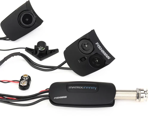 Fishman Matrix Infinity Mic Blend Acoustic Pickup - Wide Saddle