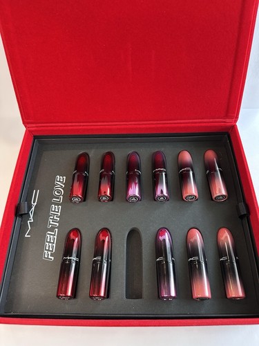 MAC Love Me Limited Edition Lipsticks Discontinued RARE HARD TO FIND NEW SET - Picture 3 of 24