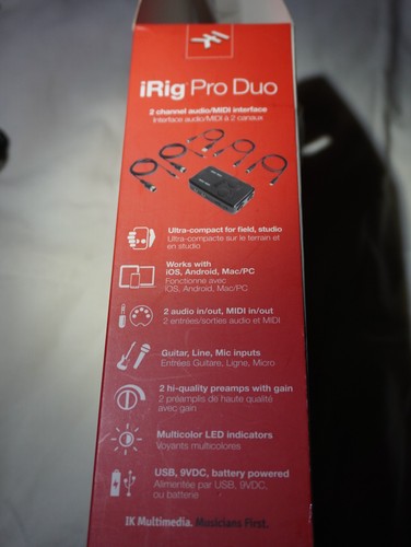 IK Multimedia iRig Pro Duo ---- Audio Midi Interface - Picture 10 of 12