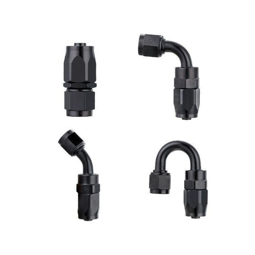 Fuel Line Hose Fitting Kit 3.5M AN8 Stainless Braided Hose w/ Swivel Hose Ends - Picture 5 of 14