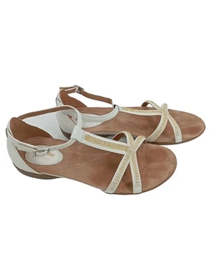 Clarks Artisan Sandaletten Damen Gr. 36 Weiß Feminin Elegant Strass - Bild 1 von 4