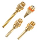  4 Pcs Glue Gun Head Accessories Hot Melting Sprayers Tip Copper Nozzles
