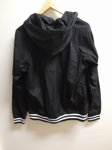 Silent Theory Mens Small Black Hooded Coach Jacket ..C9 - Picture 5 of 7