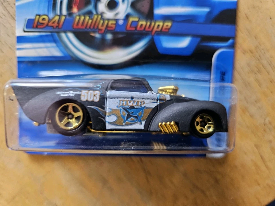 HOT WHEELS 1941 WILLYS COUPE, Black; 2006 #170  - Image 2 of 4