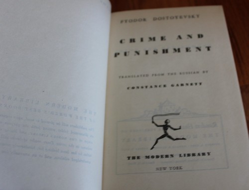 Modern Library Crime and Punishment by Fyodor Dostoyevsky HB DJ - Picture 6 of 7