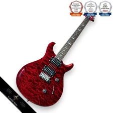 Paul Reed Smith SE Custom 24 Blue Fade Electric Guitar Mahogany Body Maple Top