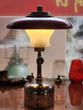 Vintage Tilley Style Custom Kerosene Lamp Stainless Table Lantern