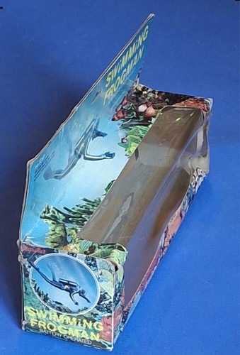 Playart Swimming Frogman Battery Operated Plongeur 3267 boxed Vintage - Picture 5 of 11